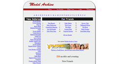 Desktop Screenshot of model-archive.com